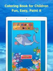 funny ocean designs - sea animal coloring book ipad images 1