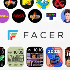 watch faces by facer logo, reviews