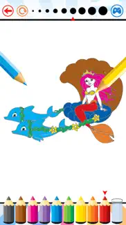mermaid sea animals coloring book drawing for kids iphone images 3
