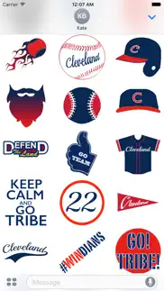 cleveland baseball stickers iphone images 2