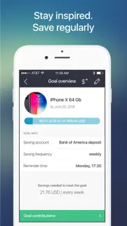 money box - savings goals app iphone images 3