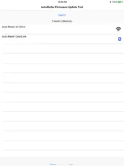 autometer firmware update tool iPad Captures Décran 1