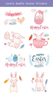 hand drawn easter day stickers iphone images 4