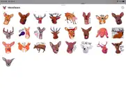 deer emoji funny stickers ipad images 1