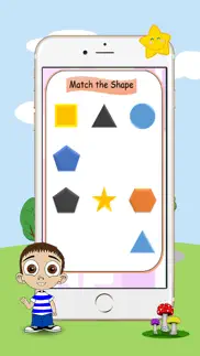 geometric shapes matching game preschoolers math iphone images 3