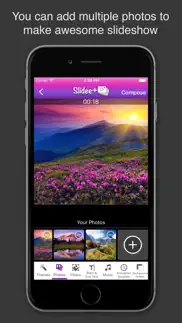 slidee+ slideshow video maker & editor with music iphone images 2