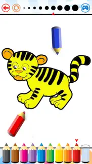 animals cute coloring book for kids - drawing game iphone images 1