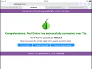 red onion - darknet browser iPad Captures Décran 1