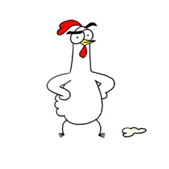 naughty chicken bro stickers commentaires & critiques