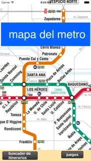 metro de santiago - mapa y buscador de itinerarios iphone images 2