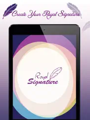 royal signature iPad Captures Décran 1