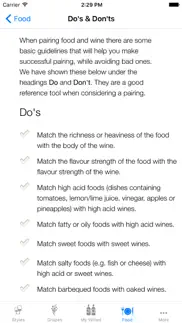 pocket wine pairing: sommelier iphone images 2