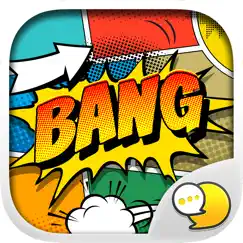 cartoon comic stickers imessage by chatstick logo, reviews