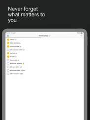 forgetnot -reusable checklists ipad capturas de pantalla 2