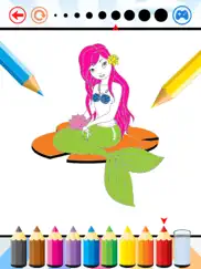 mermaid sea animals coloring book drawing for kids ipad images 1