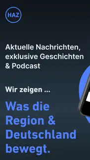 haz - nachrichten und podcast iphone bildschirmfoto 1