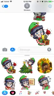 christmas santa funny sticker iphone images 3