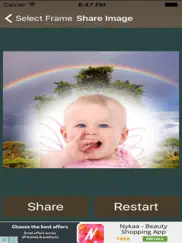 rain bow photo frame and pic collage ipad images 3