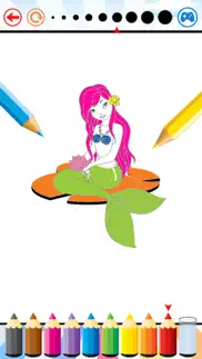 mermaid sea animals coloring book drawing for kids iphone images 1