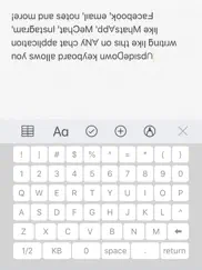 uʍopǝpısd∩ - write upside down ipad images 1