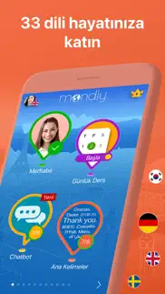mondly: learn 33 languages iphone resimleri 2