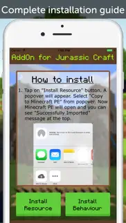 jurassic craft addon for minecraft pocket edition iphone images 1
