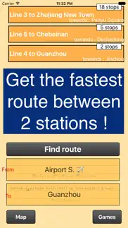 guangzhou metro, map and route planner iphone images 2