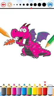 dragon dinosaur coloring book - dino kids all in 1 iphone images 3