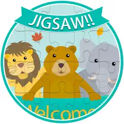 lively zoo animals jigsaw puzzle games logo, reviews