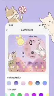 cuteweather: weather widget iPhone Captures Décran 2
