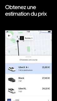 uber : commander une course iPhone Captures Décran 4