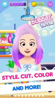 my town: girls hair salon game iphone resimleri 2