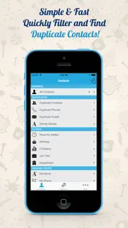 contactmanager - merge, cleanup duplicate contacts iphone images 1