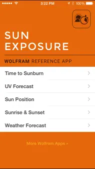 Wolfram Sun Exposure Reference App iphone bilder 0