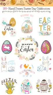 hand drawn easter day stickers iphone images 1