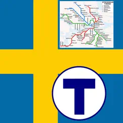 stockholm metro - map and route planner logo, reviews