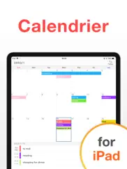 calendrier simple - planning iPad Captures Décran 1