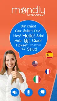 learn 33 languages with mondly iphone images 1