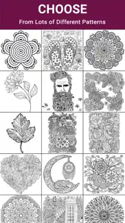 colorsip calm relax focus coloring book for adults iphone images 2