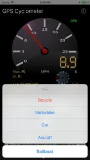 gps cyclometer iPhone Captures Décran 3