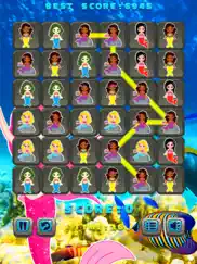 mermaid match 3 puzzle-mermaid drag drop line game ipad images 2