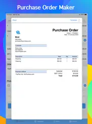 purchase orders maker ipad images 1