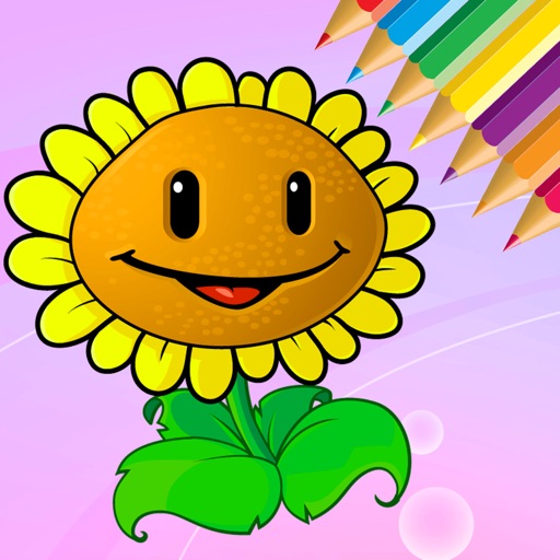 Flowers Coloring Book for kids - Drawing free game app reviews download