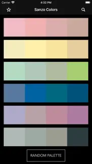 sanzo color palettes iPhone Captures Décran 4