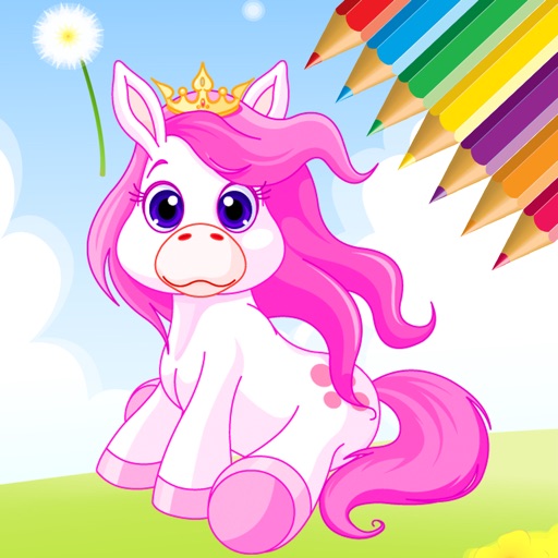 Pony Coloring Book for kids - My Drawing free game app reviews download