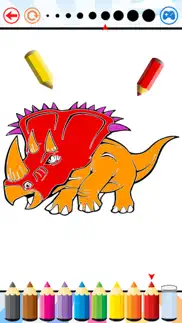 dino coloring book - dinosaur drawing and painting iphone images 3