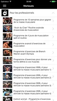 gymapp pro workout log iPhone Captures Décran 4