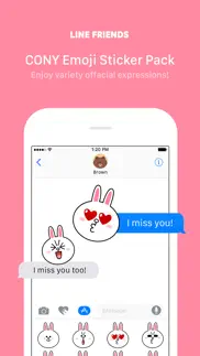 cheerful cony - line friends iphone images 1