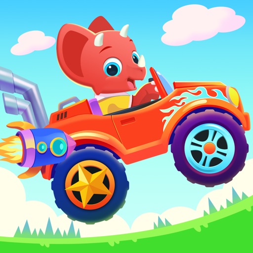 Dinosaur Car games for kids app reviews download
