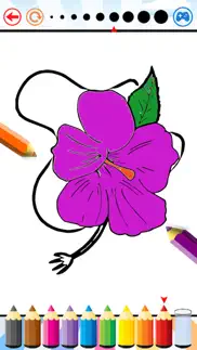 flowers coloring book for kids - drawing free game iphone images 2